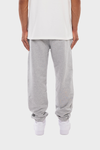 GREY MELANGE CUFFED SWEATPANTS