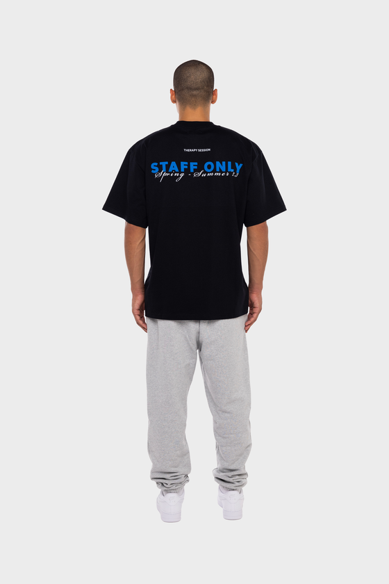 STAFF ONLY BLACK T-SHIRT