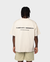 BEIGE CAUTION T-SHIRT